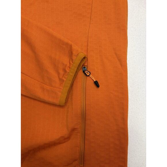 Men’s Marmot Orange Leconte Full Zip Fleece Size Large Excellent Condition - Picture 4 of 9